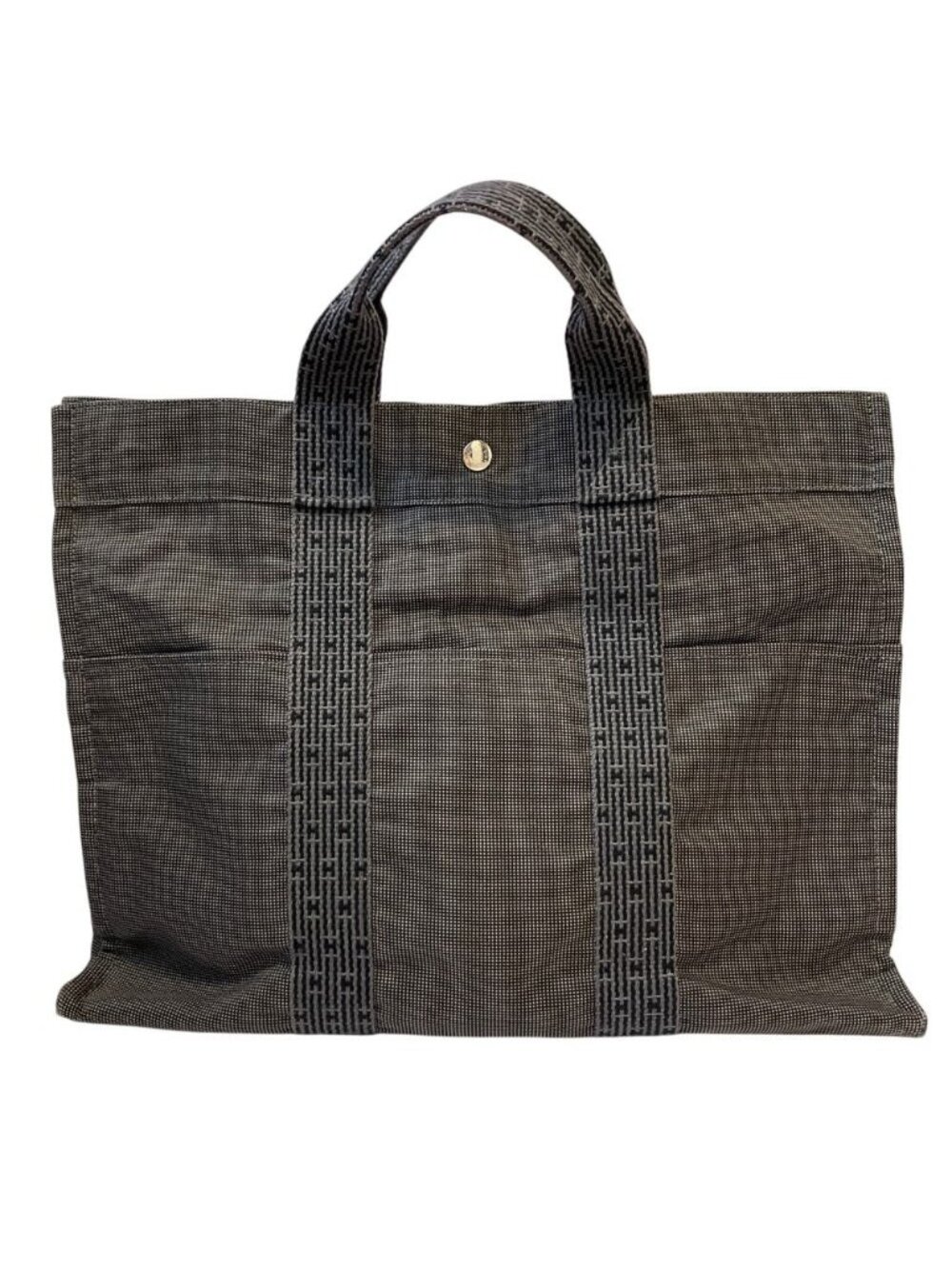 Hermes Her Line MM Tote Bag Gray